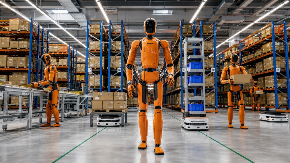 Chinese warehouse robots
